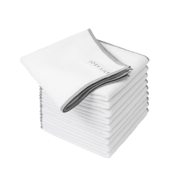 10 Microfiber cloths set