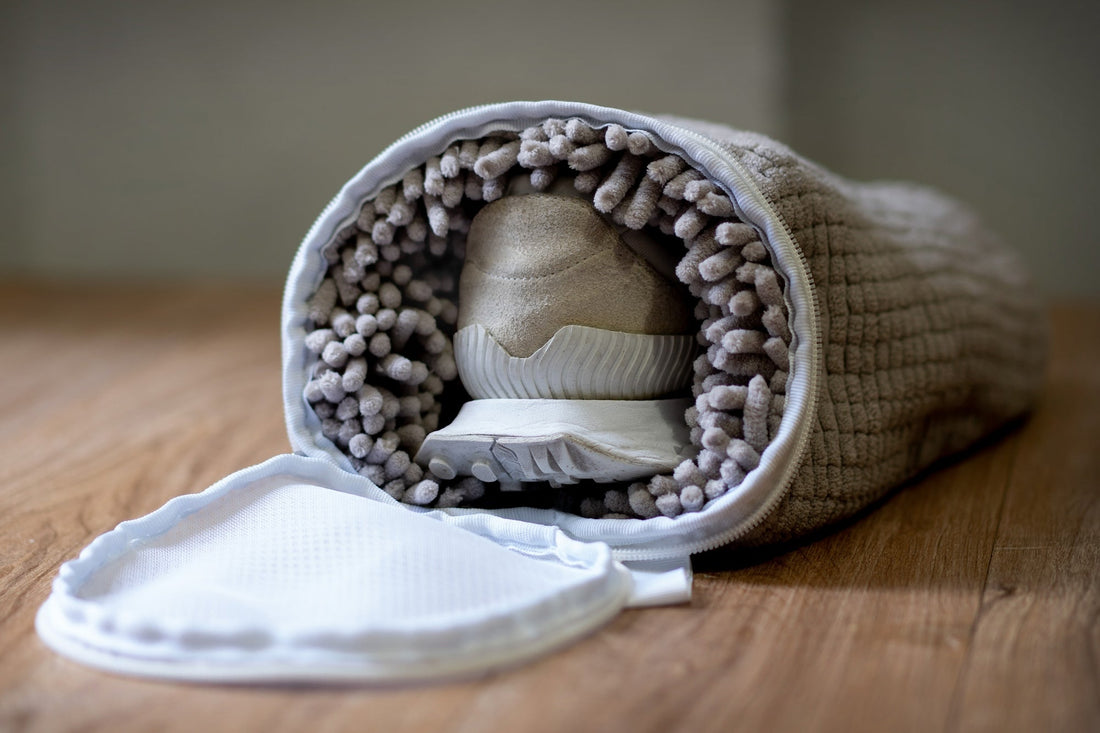 靴って洗濯機で洗えるんだ！
これのおかげで普段使いの靴がいつでもキレイに出来るようになったよ