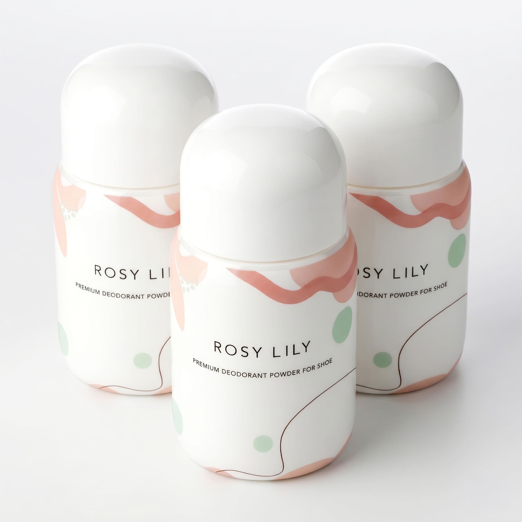 靴の消臭パウダー 3個セット